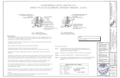 PR INSTL DOCS FL42311 R0 II CASEMENT WINDOW SMI AD23-17 FL42311.2 REV 08.17.2023SS