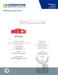 PR Instl Docs FL42378 R0 II 26ga AVP 16ga girts