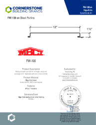 PR Instl Docs FL42378 R1 II 24ga FW120 16ga girts