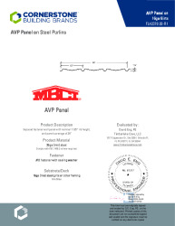 PR Instl Docs FL42378 R1 II 26ga AVP 16ga girts
