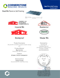 PR Instl Docs FL42378 R1 II 29ga RIB on 2x2 Framing