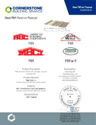 PR Instl Docs FL42379 R1 II 24-26ga PBR on Plywood
