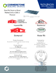PR Instl Docs FL42379 R1 II 26-29ga RIB on 1x4 on Plywood or OSB