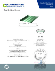 PR INSTL DOCS FL42380 R1 II 24GA SL150 ON PLYWOOD