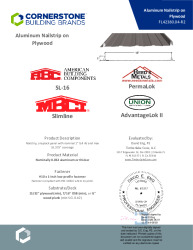 PR TECH DOCS FL42380 R2 AE 032 NAILSTRIP ON PLYWOOD