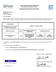 PR CERTIFICATE FL42384 R4 C CAC APC(21205) 12558.02-106-12-R1,12255.05-106-12-R4 1650I DH(032428)