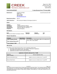 PR TECH DOCS FL42407 R1 AE IC23001.1 2023 FBC EVAL REPORT COATINGS FINAL