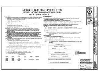 PR Instl Docs FL42443 R0 II NEXGEN-WALLS