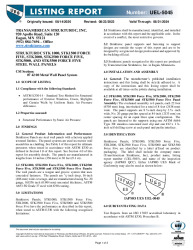 PR CERTIFICATE FL42445 R0 C CAC UEL 5045