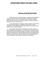 PR Instl Docs FL42445 R0 II Strukturoc Force Five Installation Guide Rev. 2.8 8-2023 pdf Revised