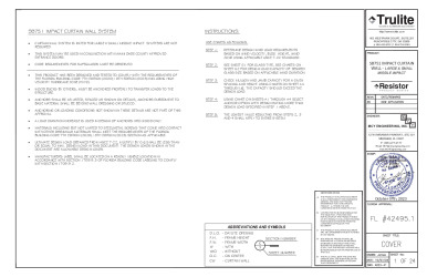 PR Instl Docs FL42495 R0 II SB751 IMPACT CURTAIN WALL – LMI FL42495.1  AD23-41 REV 10.07.2023 ss