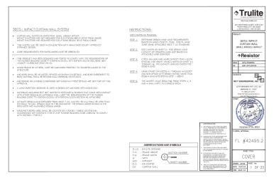 PR INSTL DOCS FL42495 R0 II SB751 IMPACT CURTAIN WALL – SMI FL42495.2 AD23-42 REV 10.07.2023 SS