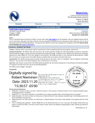 PR TECH DOCS FL4264 R9 AE 2023 11 20 FINAL PEER-USG-001.A FL4264-R9