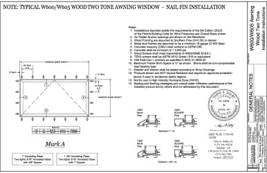 PR Instl Docs FL44041 R1 II Awning W600 W605 - Two Tone FBC2023 PE Sealed
