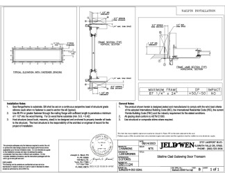 PR Instl Docs FL44522 R1 II D011124 - Siteline Clad Outswing Transom FBC As Tested Install (87x24) 8-14-23 SEALED