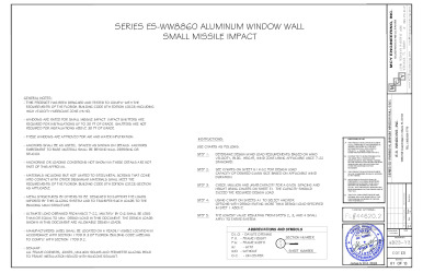 PR Instl Docs FL44620 R1 II SERIES ES-WW8860 ALUMINUM WINDOW WALL(SMI)-FL44620.2 AD23-73 REV12.29.2023-SS