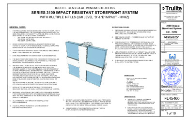 PR Instl Docs FL45460 R1 II 3100 Installation Dwg Rev1  SIGNED