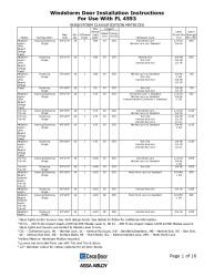 PR Instl Docs FL4553 R14 II UL Door Installation Instructions 2023 12 15