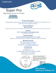 PR TECH DOCS FL4574 R7 AE 26GA SUPERPRO 1X4