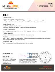 PR Instl Docs FL45926 R0 II 24ga Tile 19-32 plywood