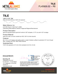 PR Instl Docs FL45926 R0 II 24ga Tile plywood b