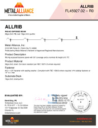 PR Instl Docs FL45927 R0 II 26ga Rib 16ga structural b