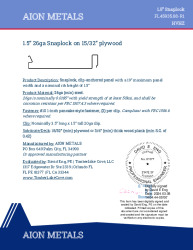 PR Instl Docs FL45935 R1 II 26ga snaplock 550 plywood a