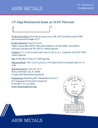 PR Instl Docs FL45964 R0 II 24ga 150 mechanical plywood-nonHVHZ d