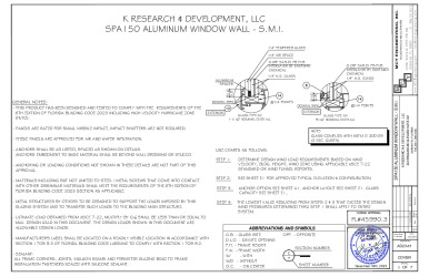 PR INSTL DOCS FL45990 R0 II SPA150 WINDOW WALL-SMI FL45990.3 AD23-51  REV12.18.2023 SS