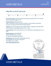PR INSTL DOCS FL46015 R0 II 29GA RIB PLYWOOD-NONHVHZ B
