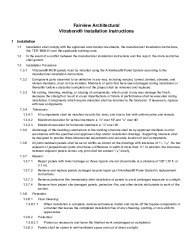 PR Instl Docs FL46016 R0 II 231219 Fairview FPA TER1809-01 InstallInstrucs