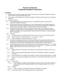 PR Instl Docs FL46016 R1 II 250113 FL 46016 Vitrabond Install