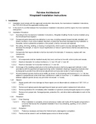 PR Instl Docs FL46016 R1 II 250113 FL 46016 Vitraplate Install