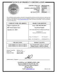 PR CERTIFICATE FL46122 R1 C CAC (B) NI012532.01-R1 - 3400 - 3600