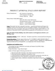 PR TECH DOCS FL46137 R0 AE ELICC CURTAINWALL 100 EV REPORT FBC2023R