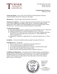 PR TECH DOCS FL46237 R0 AE EVALREPORT-INVENT-CA