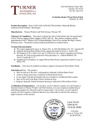 PR TECH DOCS FL46240 R0 AE EVALREPORT-INVENT-RETRO-FIXED