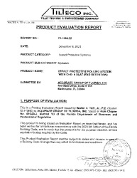 PR TECH DOCS FL46251 R0 AE PER DRWG 23-254 ACCURATE GROUP OF FL