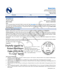 PR TECH DOCS FL46439 R3 AE 2025 06 02 FINAL PEER-HNTDMI-001 FL46439-R3
