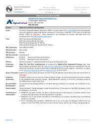 PR TECH DOCS FL46441 R1 AE 2024 03 05 FINAL NER-APT-001.R1 FL46441-R1