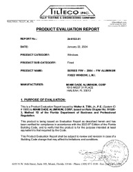 PR TECH DOCS FL46522 R0 AE PER DRWG 24-011 MIAMI DADE ALUM