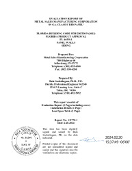 PR TECH DOCS FL46539 R0 AE EVALUATIONREPORTC2770 1