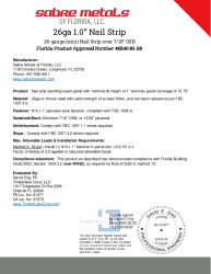 PR Instl Docs FL46540 R1 II 26ga 1.0 Nailstrip OSB nonHVHZ