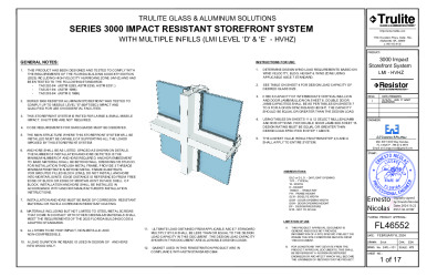 PR Instl Docs FL46552 R1 II 3000 FL46552  Installation Dwg Rev 1  SIGNED
