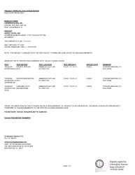 PR TECH DOCS FL46572 R0 AE CHAMPION HOTEL 450 NON-IMPACT EVALUATION REPORT SIGNED