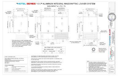 PR Instl Docs FL46572 R0 II Series 450 Window Louver Approval Drawings (N.I.) 6-10-24 signed