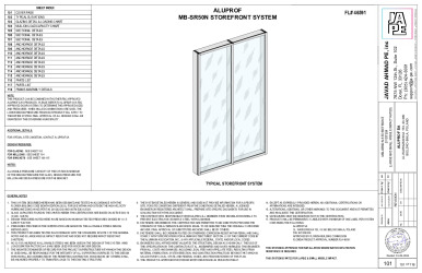 PR Instl Docs FL46591 R0 II MB-SR50N STOREFRONT SYSTEM-JA-1529-23-SS