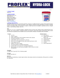 PR Instl Docs FL46613 R0 II HydraLock-PDS