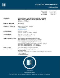 PR TECH DOCS FL46618 R0 AE CERUS-1003REV6 - HERCUTECH - HERCUWALL 8 - CODE EVALUATION REPORT 07032024