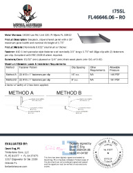 PR Instl Docs FL46646 R0 II 032Al 175SL plywood-nonHVHZ